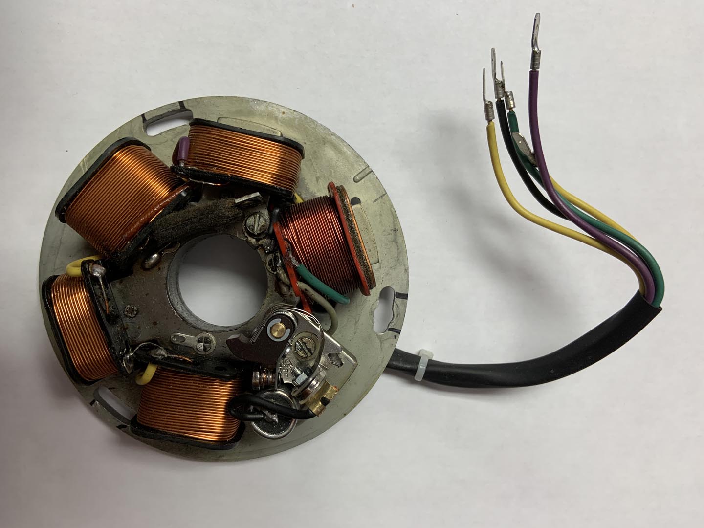 12V Stator Plate Assembly For Vespa P125X, P150, P200E Scooters – LML Replacement Part