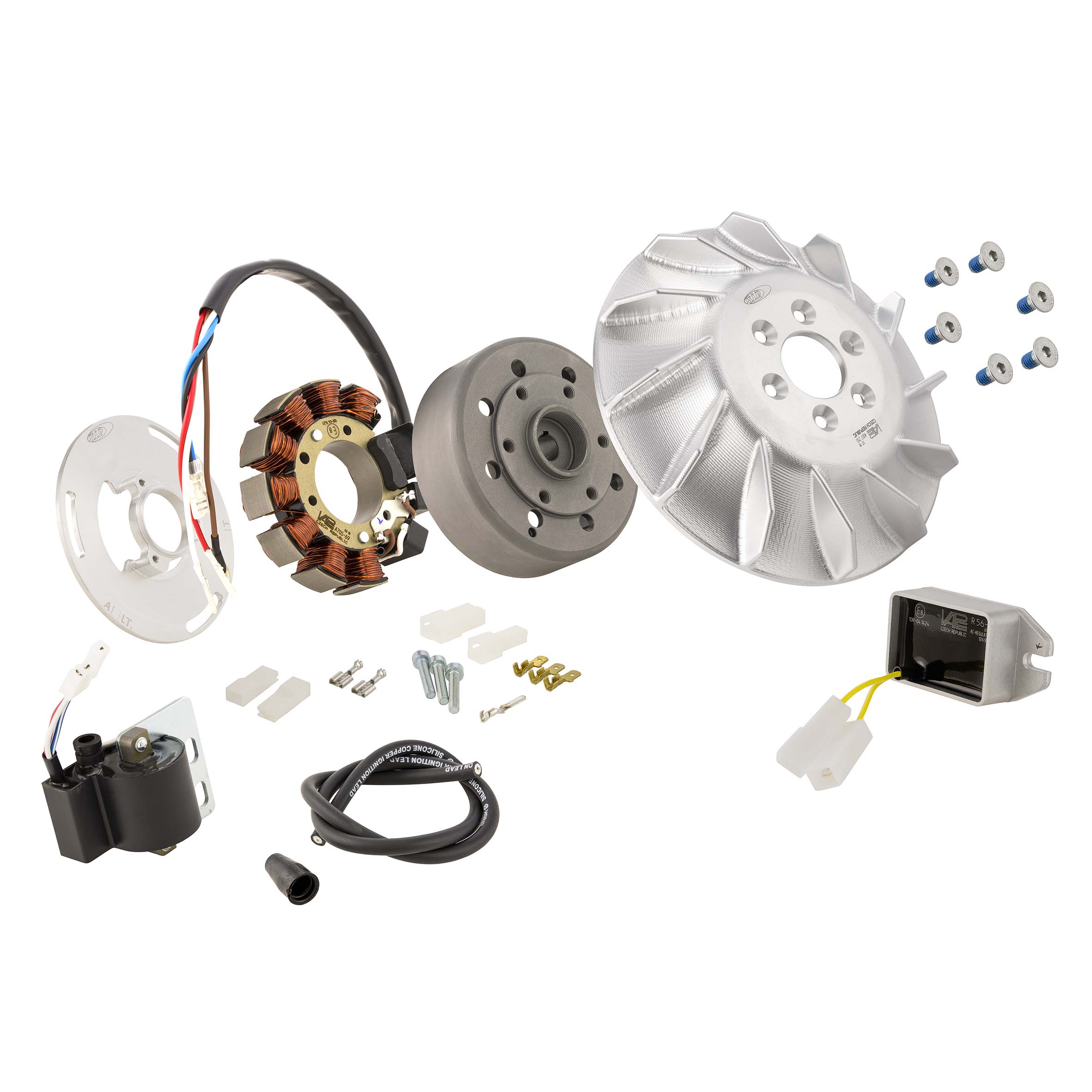 510061RA Vape Electronic Ignition Kit Large Frame Vespa Static AC  ScooterMercato.com